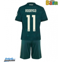 Real Madrid Rodrygo Goes #11 Bortedraktsett Barn 2026-27 Kortermet (+ Korte bukser)
